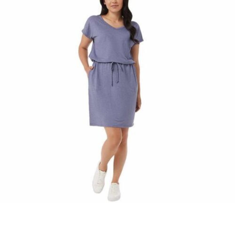 NWT 32 Degrees Cool Womens Pullover Elastic Waistband Dress Size S $60 H431